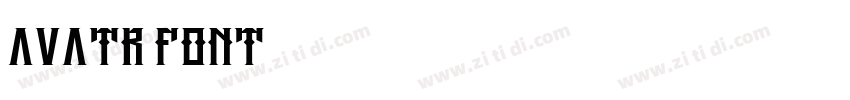 AVATR Font字体转换
